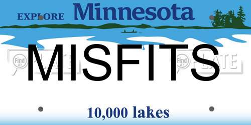 MISFITS Minnesota License Plate