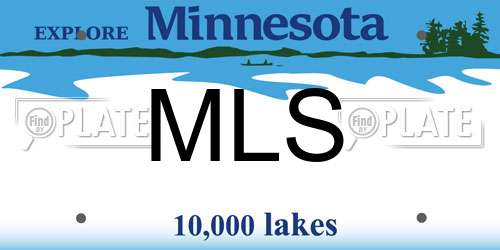 MLS Minnesota License Plate
