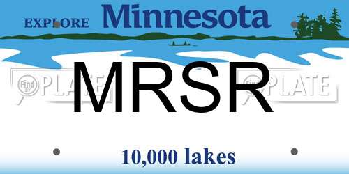 MRSR Minnesota License Plate