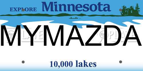MYMAZDA Minnesota License Plate