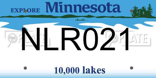 NLR021 Minnesota License Plate