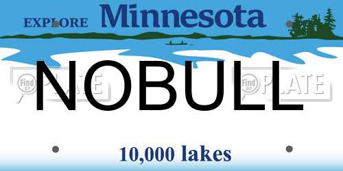 NOBULL Minnesota License Plate