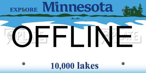 OFFLINE Minnesota License Plate