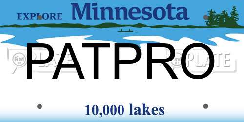 PATPRO Minnesota License Plate