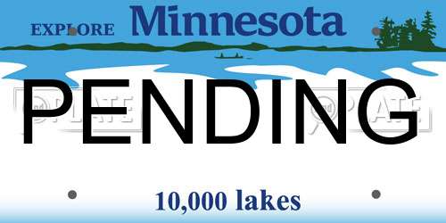 PENDING Minnesota License Plate
