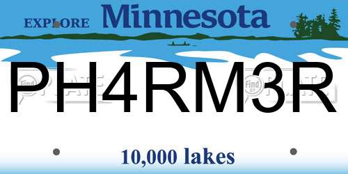 PH4RM3R Minnesota License Plate