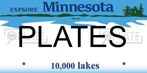 PLATES Minnesota License Plate