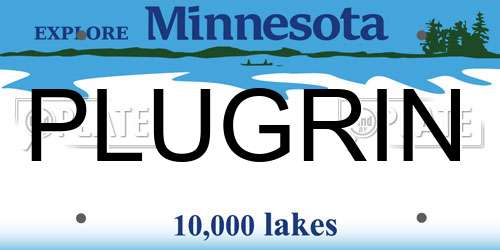 PLUGRIN Minnesota License Plate