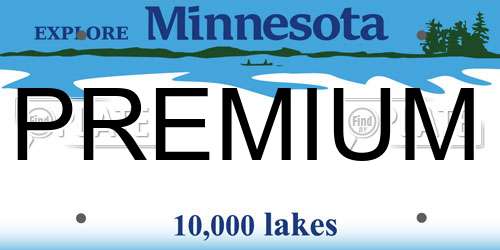PREMIUM Minnesota License Plate