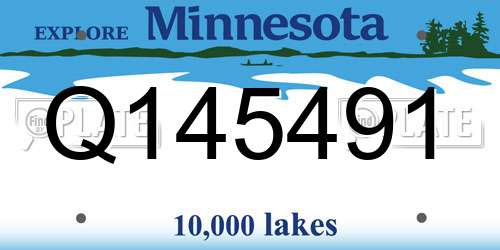 Q145491 Minnesota License Plate