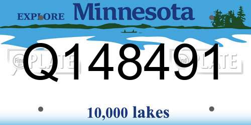 Q148491 Minnesota License Plate