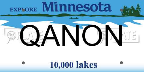 QANON Minnesota License Plate