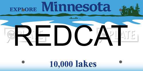 REDCAT Minnesota License Plate