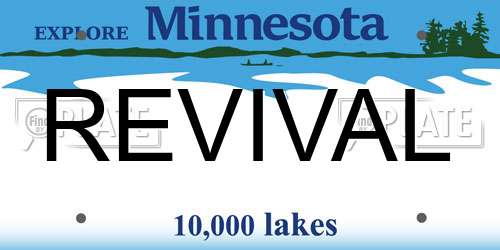 REVIVAL Minnesota License Plate