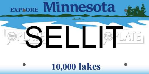 SELLIT Minnesota License Plate