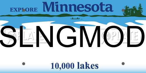 SLNGMOD Minnesota License Plate