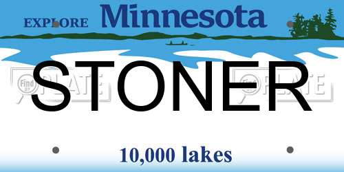 STONER Minnesota License Plate