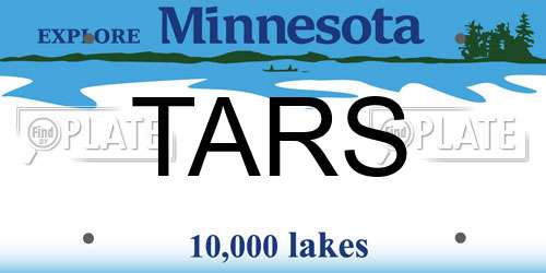 TARS Minnesota License Plate