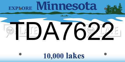 TDA7622 Minnesota License Plate