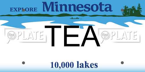 TEA Minnesota License Plate