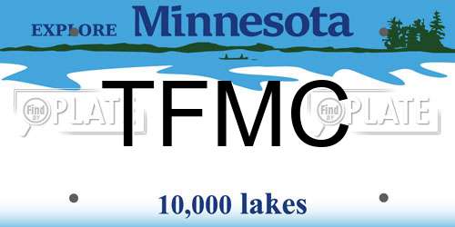 TFMC Minnesota License Plate