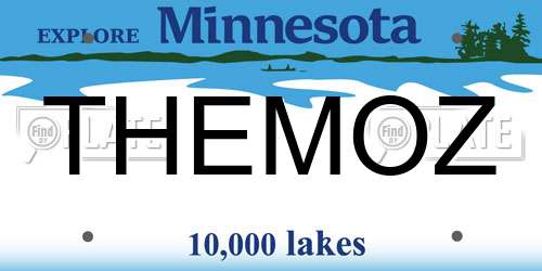 THEMOZ Minnesota License Plate