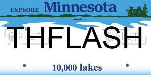 THFLASH Minnesota License Plate