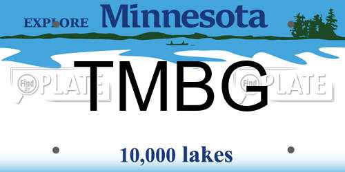 TMBG Minnesota License Plate