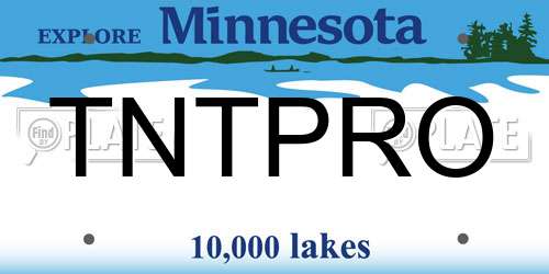TNTPRO Minnesota License Plate