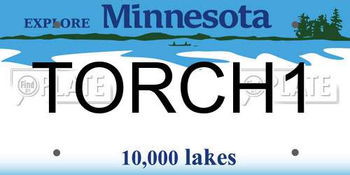 TORCH1 Minnesota License Plate