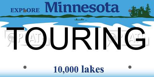 TOURING Minnesota License Plate