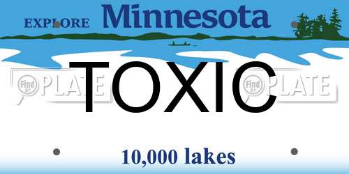 TOXIC Minnesota License Plate