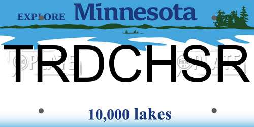 TRDCHSR Minnesota License Plate