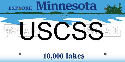 USCSS Minnesota License Plate