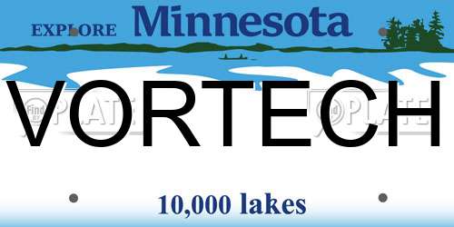 VORTECH Minnesota License Plate