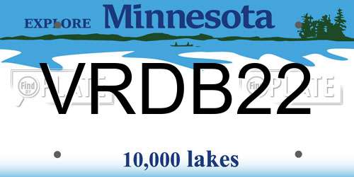 VRDB22 Minnesota License Plate