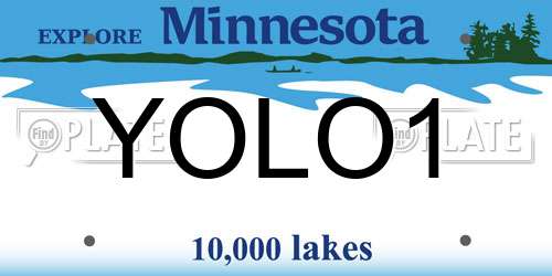 YOLO1 Minnesota License Plate