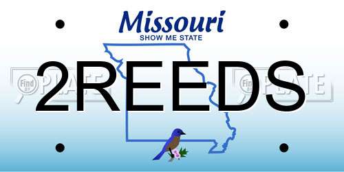 2REEDS Missouri License Plate