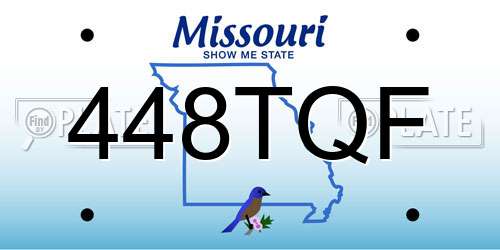 448TQF Missouri License Plate
