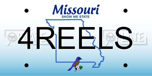 4REELS Missouri License Plate
