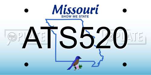 ATS520 Missouri License Plate