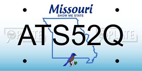 ATS52Q Missouri License Plate