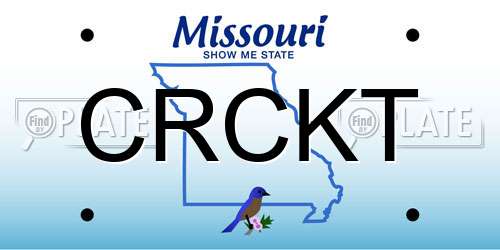 CRCKT Missouri License Plate
