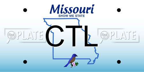 CTL Missouri License Plate