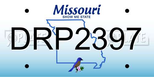DRP2397 Missouri License Plate