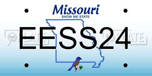 EESS24 Missouri License Plate