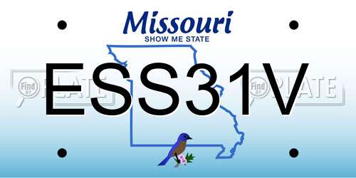 ESS31V Missouri License Plate