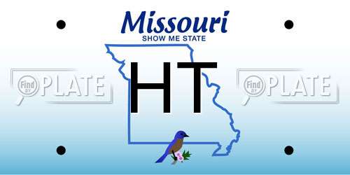 HT Missouri License Plate
