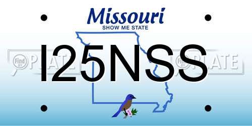 I25NSS Missouri License Plate