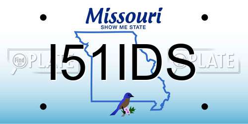 I51IDS Missouri License Plate